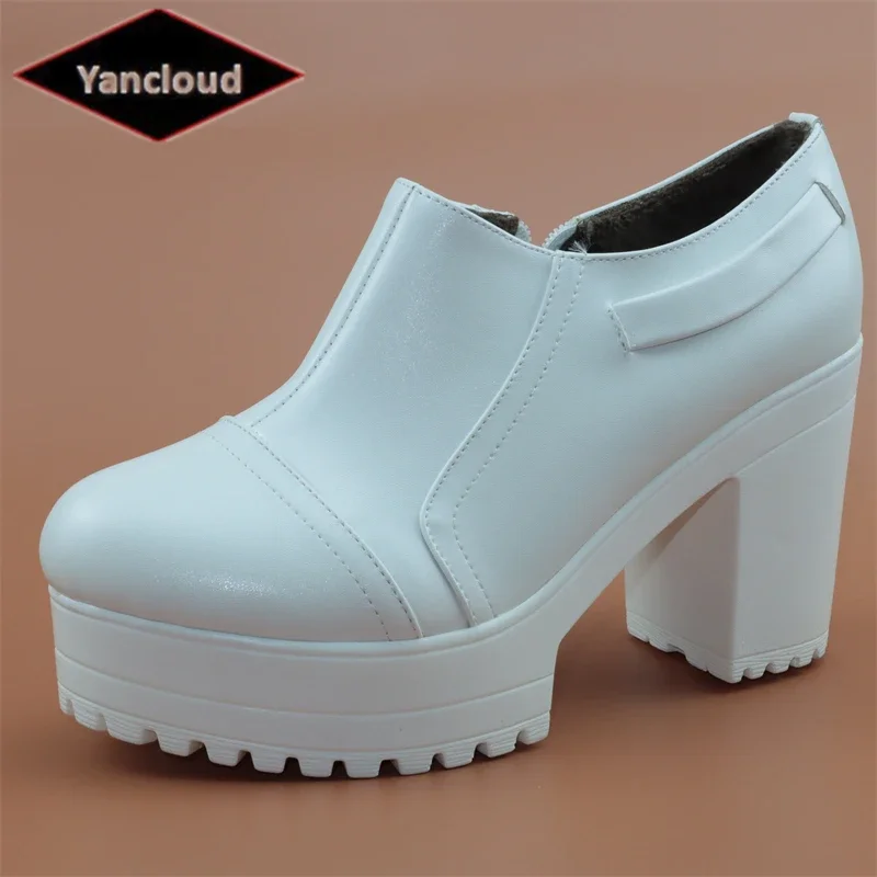 Women'S Shoes Big Feet - Oxford-Escarpins à plateforme en cuir souple