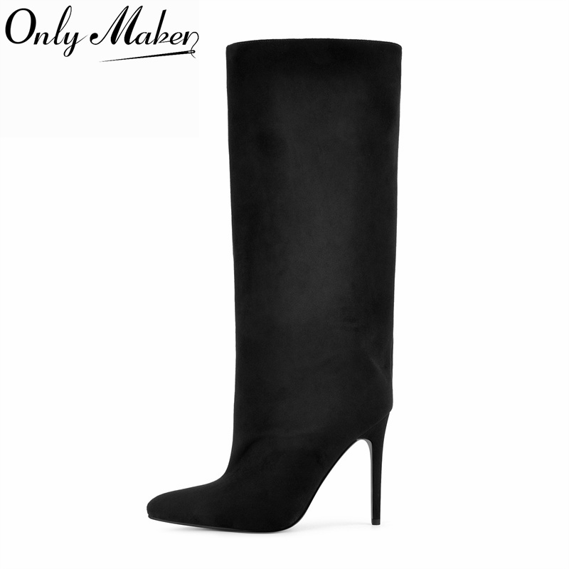 Onlymaker Bottes noires en fau - Women'S Shoes X Wide avis et prix
