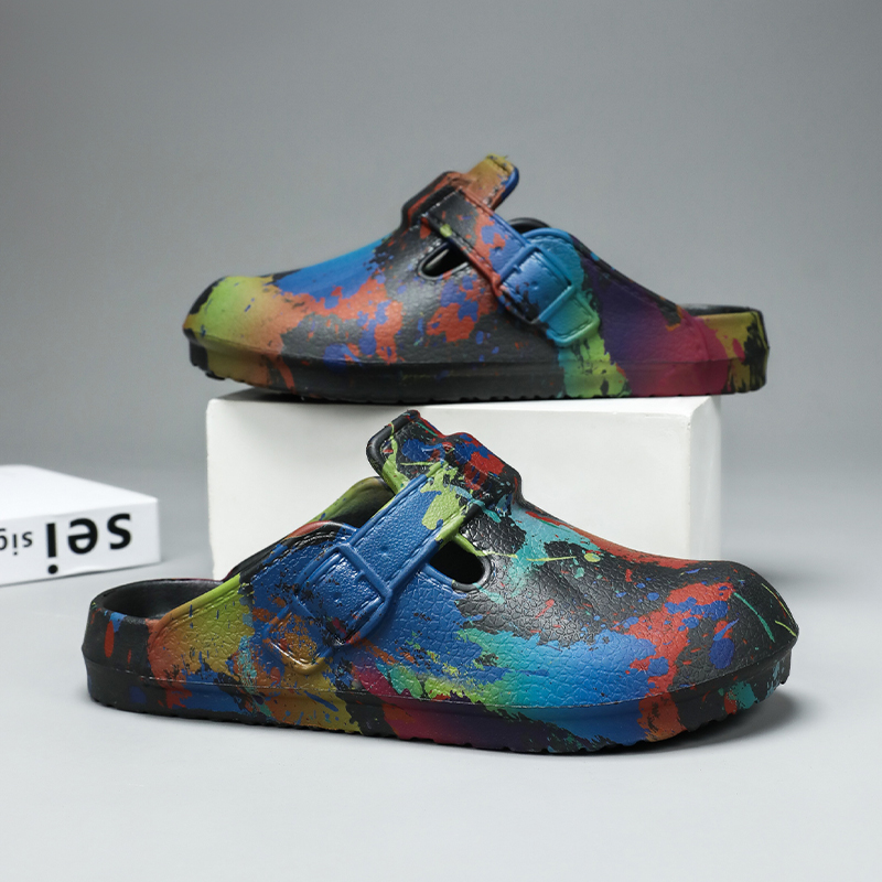 Sabots Graffiti Splash Paint p - Slip On Mule Flat avis et prix