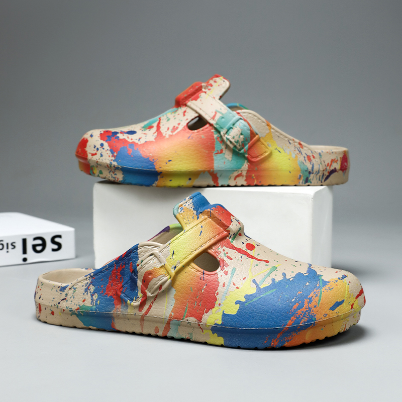Sabots Graffiti Splash Paint p - Slip On Mule Flat avis et prix