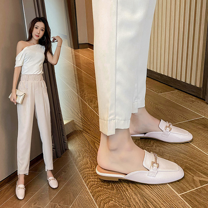 Baotou pantoufles d'été pour f - Slip On Mule Flat avis et prix