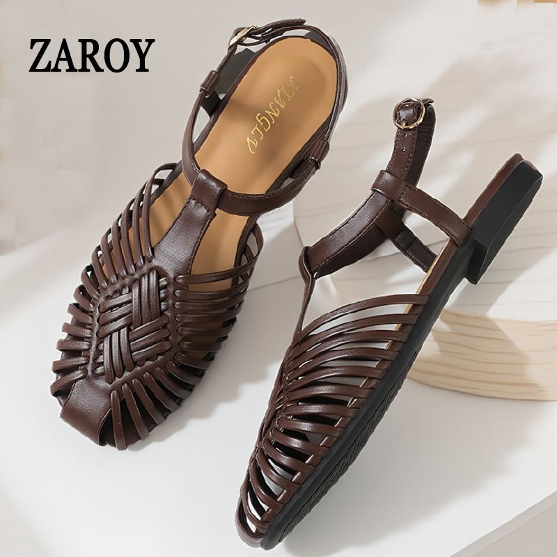 ZAROY Sandales gladiateur d'ét - Women'S Shoes Big Feet avis et prix