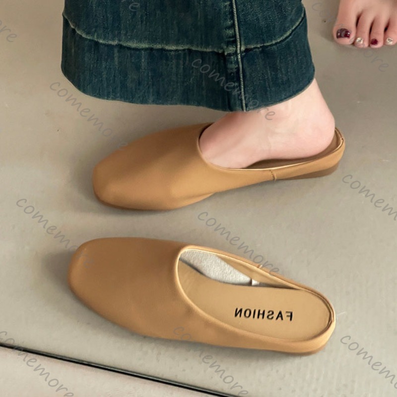 Comemore rétro tête carrée Bao - Slip On Mule Flat avis et prix