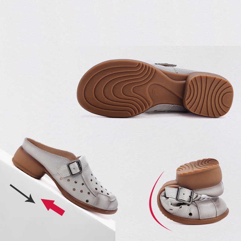 Nouvelles sandales à talon bas - Slip On Mule Flat avis et prix